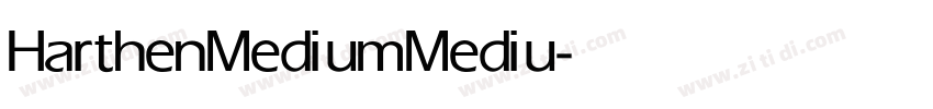 Harthen Medium Mediu字体转换